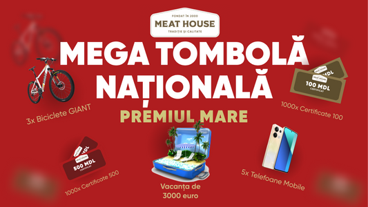 Participă la Mega Tombolă Națională și Savurează Deliciile Meat House!